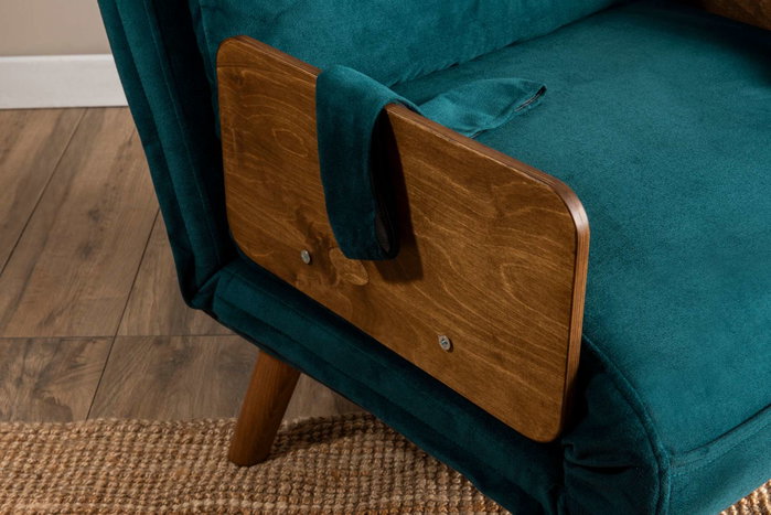 Atelier Del Sofa Cosmo Single - Verde Petróleo